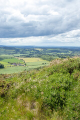 Fototapeta na wymiar Malvern hills of England in the Summertime.