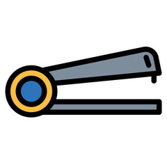 stapler filled outline icon style