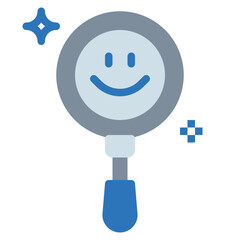 search flat icon style