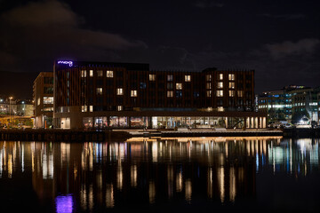 Fototapeta premium night view of the city