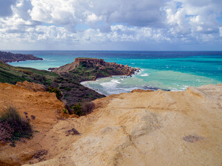 Golden Bay beach, Maltese islands