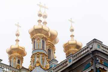 Fototapeta na wymiar The Catherine Palace, Tsarskoye Selo, St.Petersburg