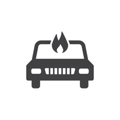 Car Fire Icon