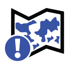 Map Alert Icon