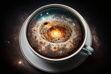 The Universe in a Cup of Coffee Generative AI