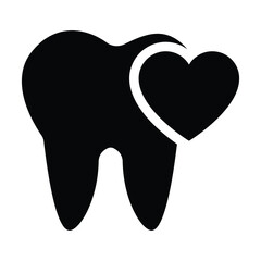 Tooth Heart Icon