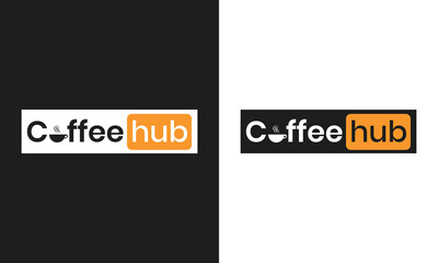 Coffee hub t-shirt design vector design