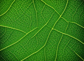 Obraz premium green leaf texture, natural pattern, background