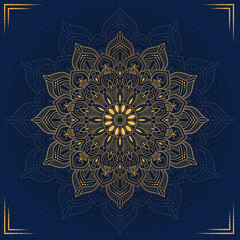 Luxury Mandala Design Vector Template. Decorative pattern in oriental style.