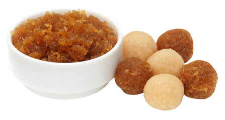 Traditional coconut laddu of Southeast Asia