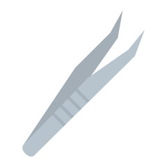 Tweezers Flat Icon