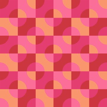 A simple and clear geometric ornament for decorating any surfaces or things. Seamless pattern.