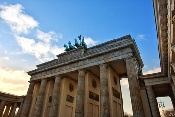 Obraz premium Full frame shot of Brandenburg Gate in Berlin 