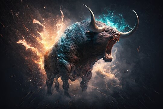 Fanciful Furor : Roaring Bull Amidst Chaos Generative AI