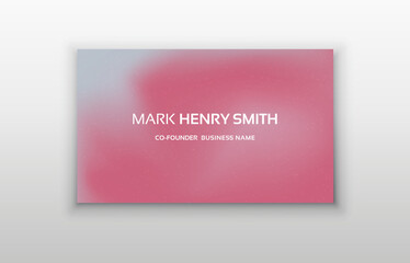 Viva magenta business cards. Trend color of year 2023