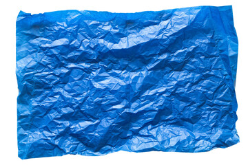 Papel arrugado azul