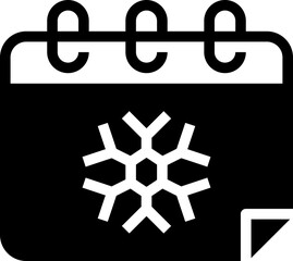 calendar winter icon