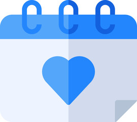 calendar love icon