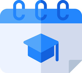 calendar graduation icon