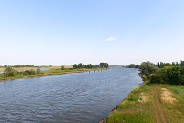 Obraz premium River the IJssel in Holland
