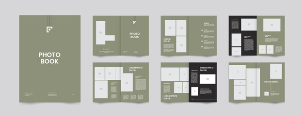 modern photobook portfolio template 