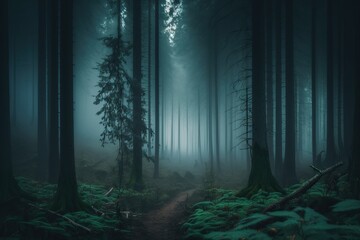 Scary Canadian Forest, generative AI