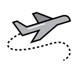 airplane travel icon