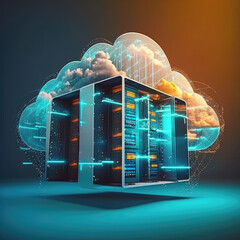 data center cloud, ai, conceptual design