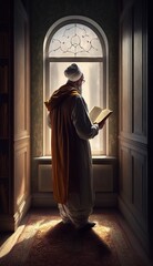 holy mary in the church, Generative AI