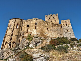 Fototapeta na wymiar Castillo de Loarre, en Aragón