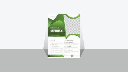 Medical Flyer, clinic Flyer Template, Abstract Shape’s, Colorful Concepts, layout Design, Vector Design, Graphic Elements, IT Company Flyer, Unique Design, Leaflets, Graphic Design, Advertising, hospi