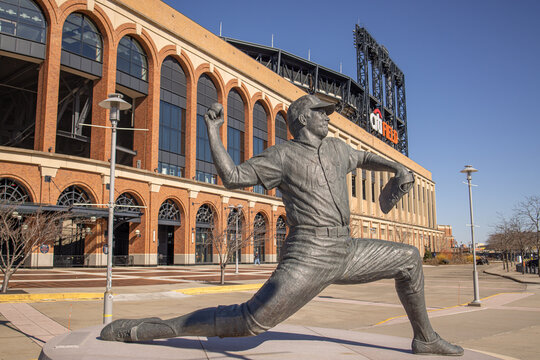 Citi Field stadium in Queens - home of the New York Mets - street photoraphy
