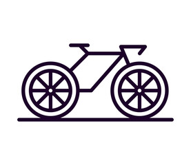 Fototapeta premium bicycle icon isolated
