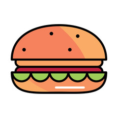 burger grill icon