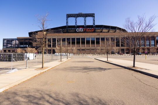Citi Field stadium in Queens - home of the New York Mets - street photoraphy