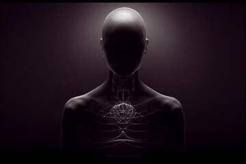 Fototapeta na wymiar 3d rendered illustration of a human body