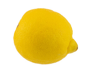 isolated close-up photo of lemon