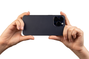 Recording with smartphone back view