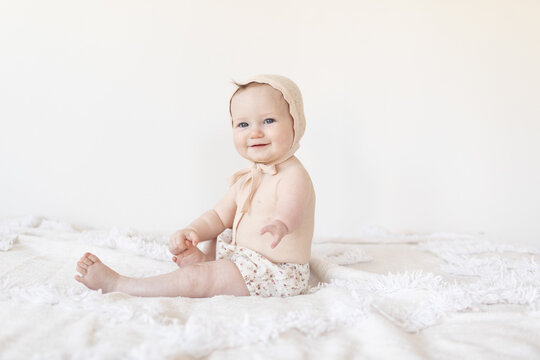 infant baby girl with limb difference disability