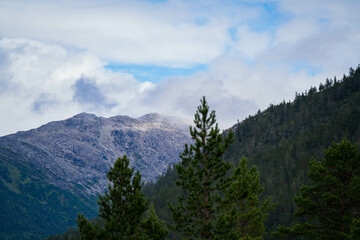 landscape with clouds