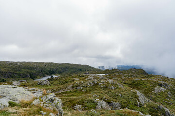 Fototapeta na wymiar Top of Mount Ulriken