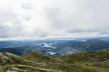 View from Ulriken over Bergen