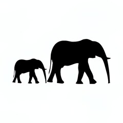 Fototapeta premium elephant logo vector