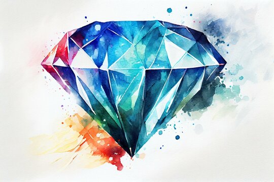 diamonds, gem, brilliant, stone, jewelry, AI Generated
