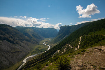view from the top of the mountain