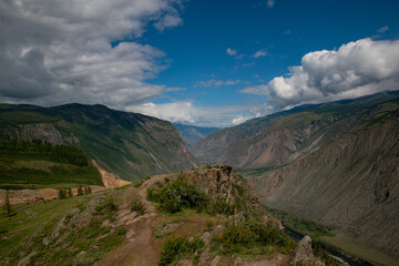 landscape with sky and clouds