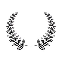 Obraz premium laurel wreath vector 