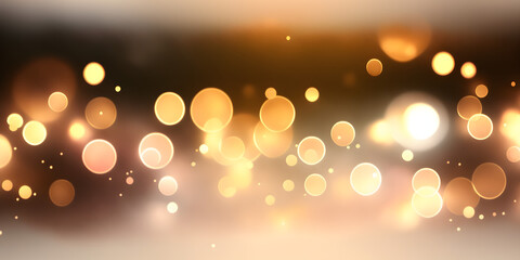 Abstract Glitter Lights Bokeh Background.