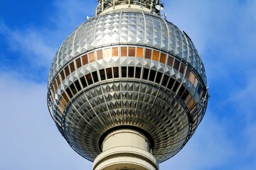 Detail of the Berlin television tower 