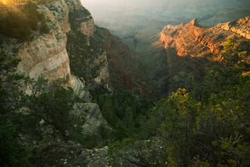 Landscape of Grand Canyon National Park in Arizona.